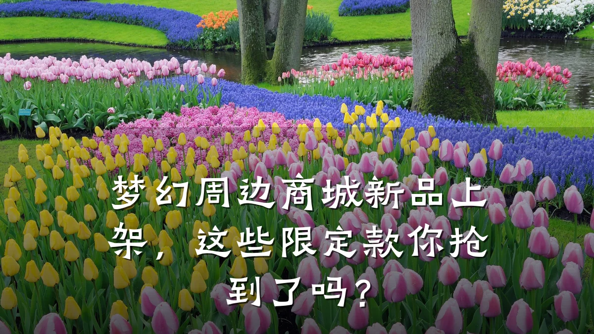 梦幻周边商城新品上架,这些限定款你抢到了吗?