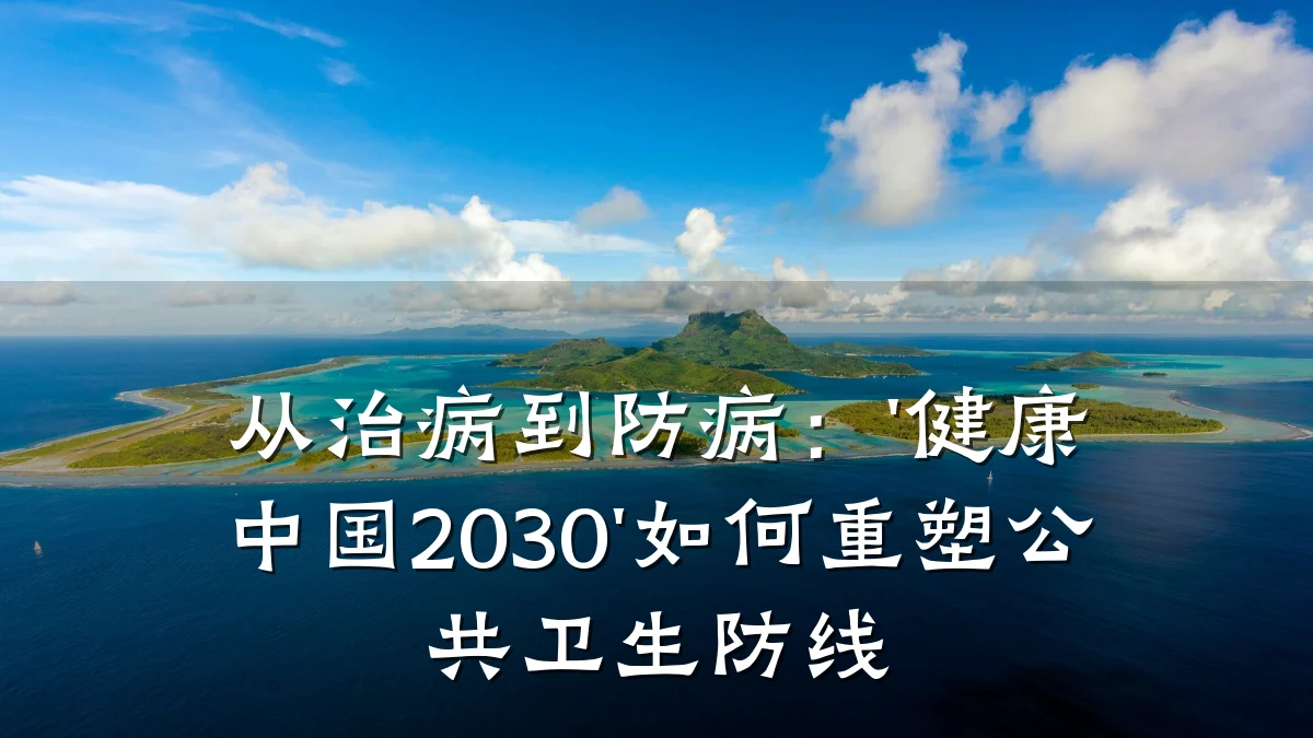从治病到防病:'健康中国2030'如何重塑公共卫生防线