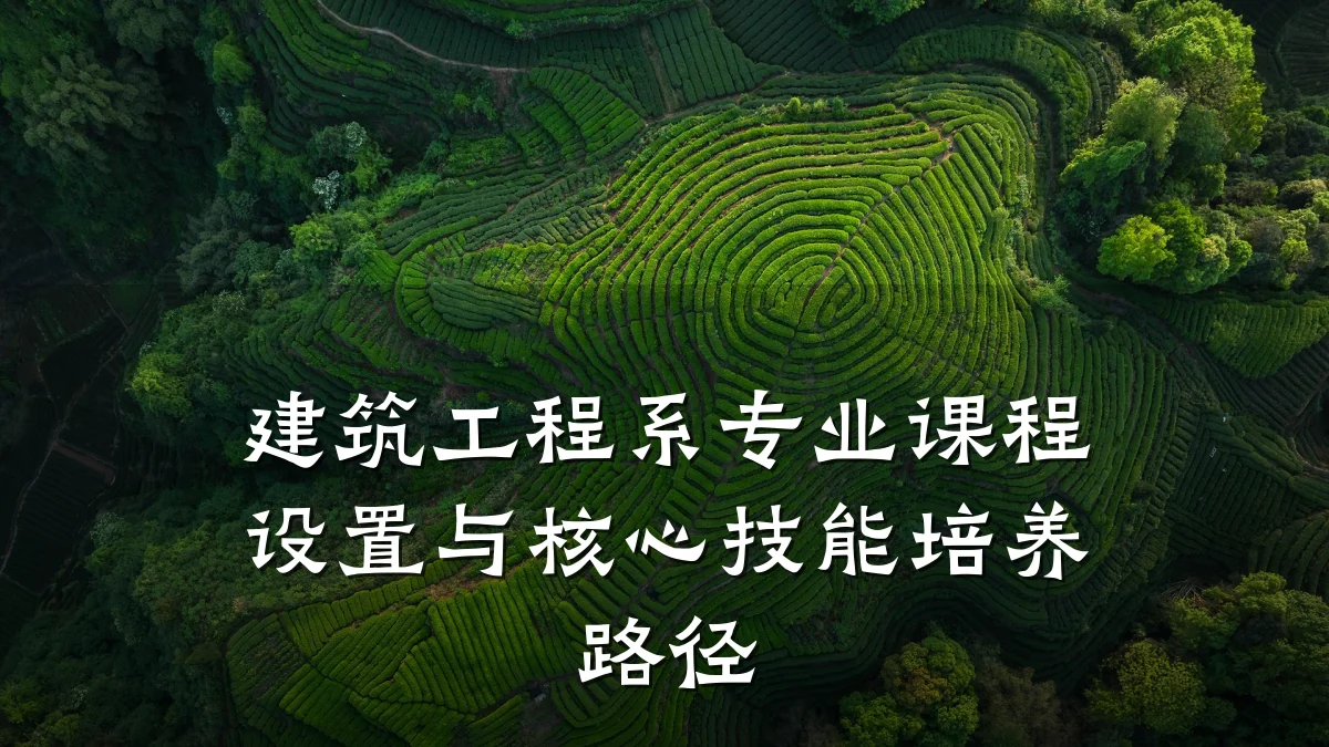 建筑工程系专业课程设置与核心技能培养路径