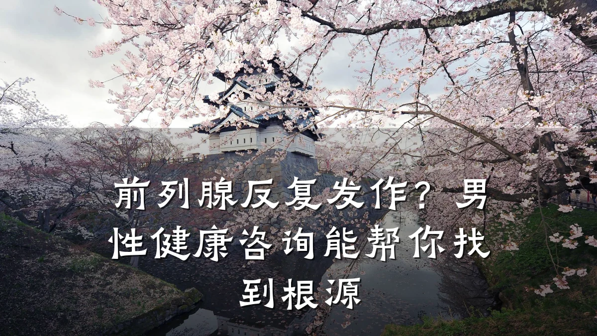 前列腺反复发作？男性健康咨询能帮你找到根源