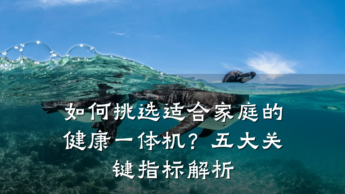 如何挑选适合家庭的健康一体机？五大关键指标解析