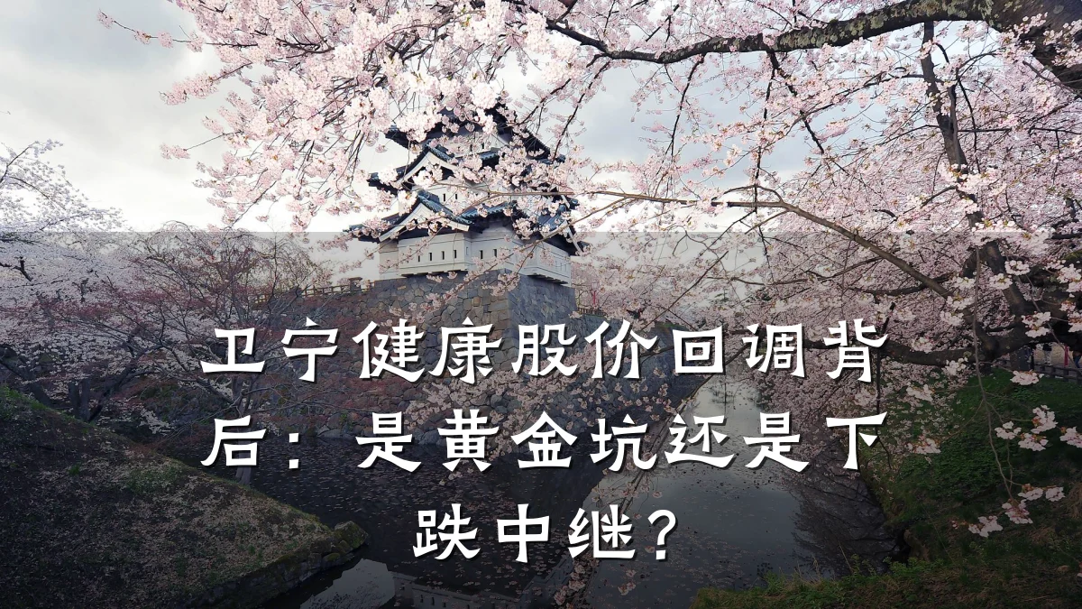 卫宁健康股价回调背后:是黄金坑还是下跌中继?
