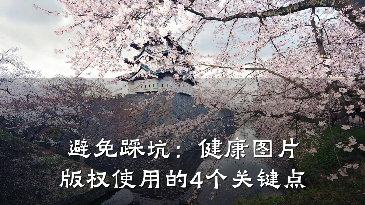 避免踩坑:健康图片版权使用的4个关键点