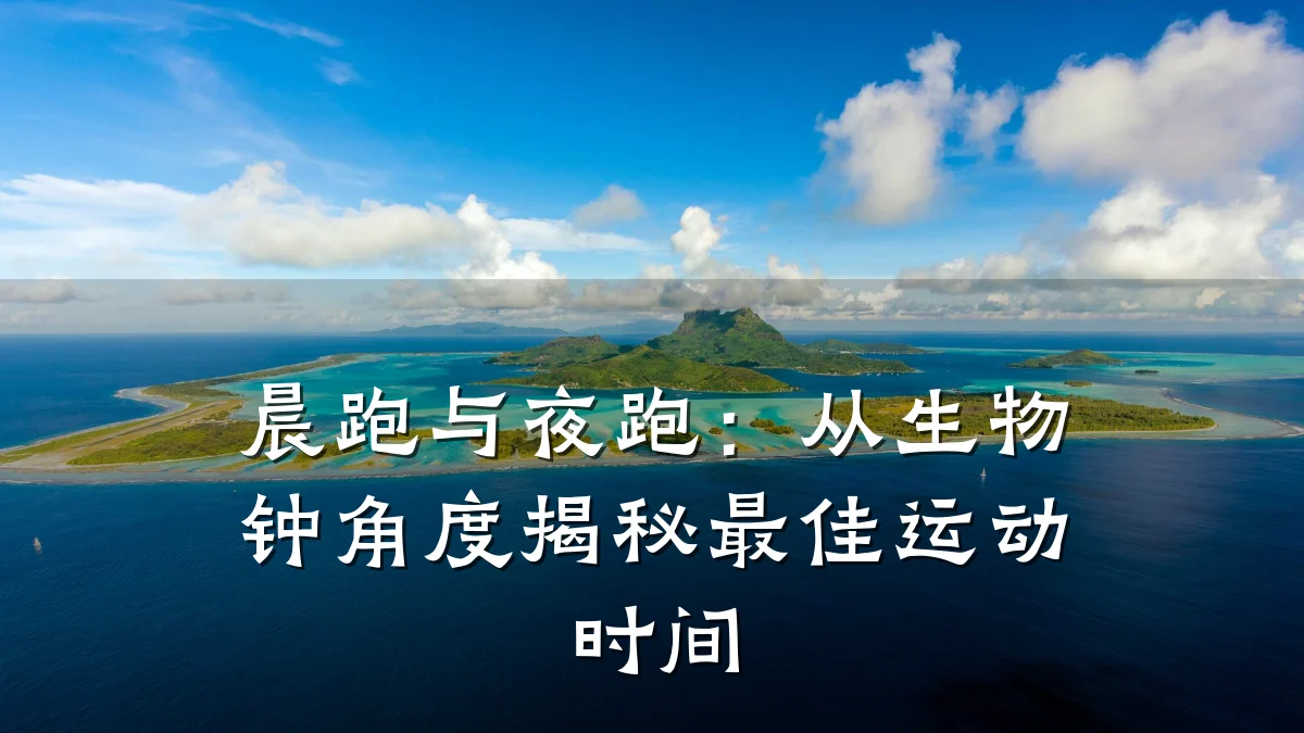 晨跑与夜跑:从生物钟角度揭秘最佳运动时间