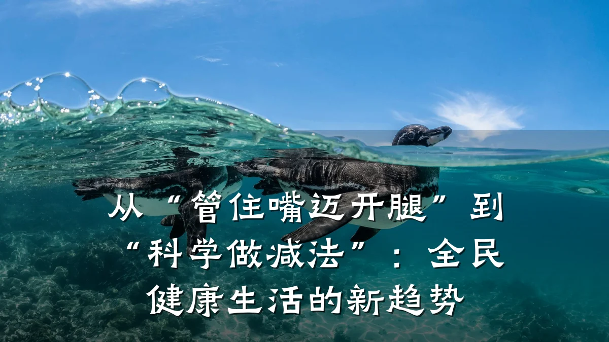 从“管住嘴迈开腿”到“科学做减法”:全民健康生活的新趋势