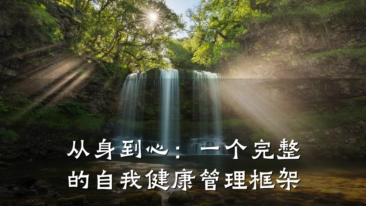 从身到心:一个完整的自我健康管理框架