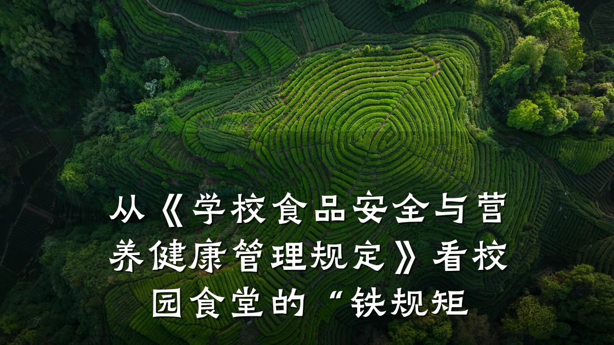 从《学校食品安全与营养健康管理规定》看校园食堂的“铁规矩