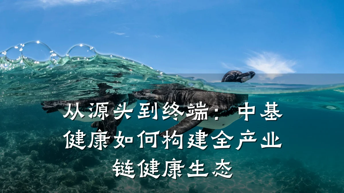 从源头到终端:中基健康如何构建全产业链健康生态