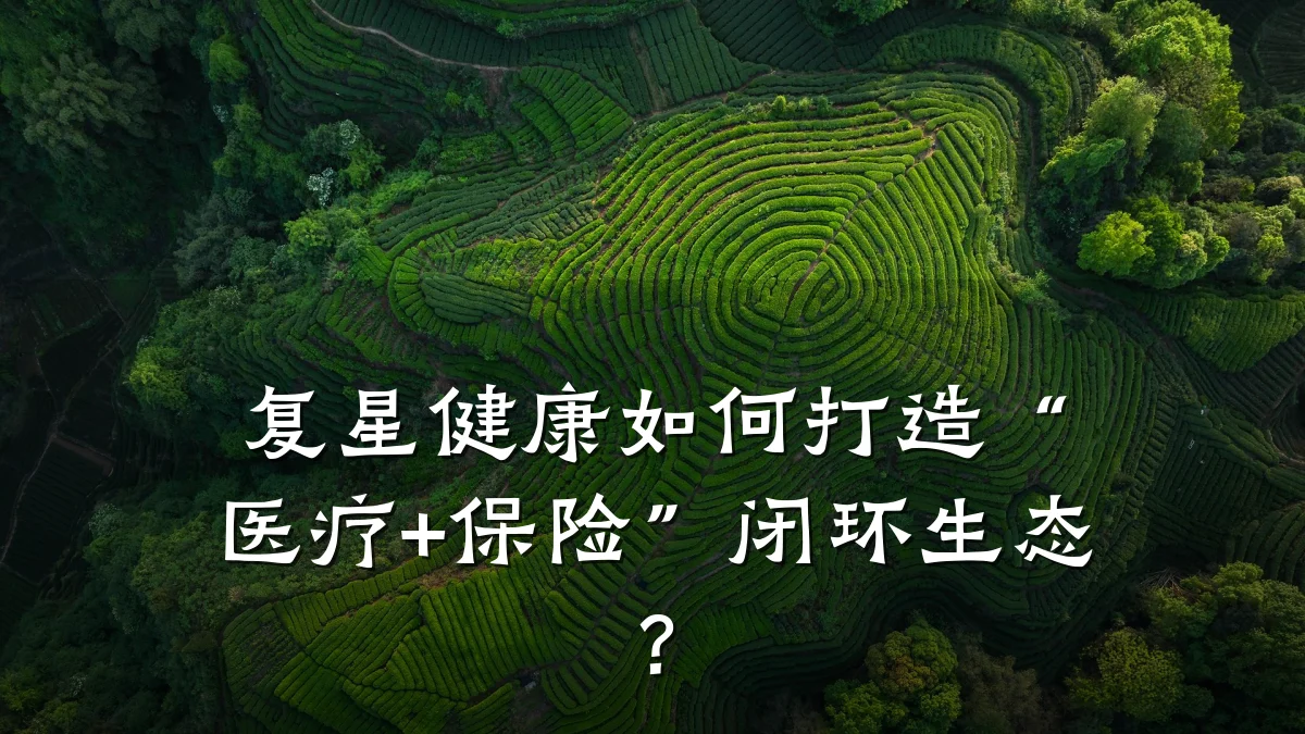 复星健康如何打造“医疗+保险”闭环生态?