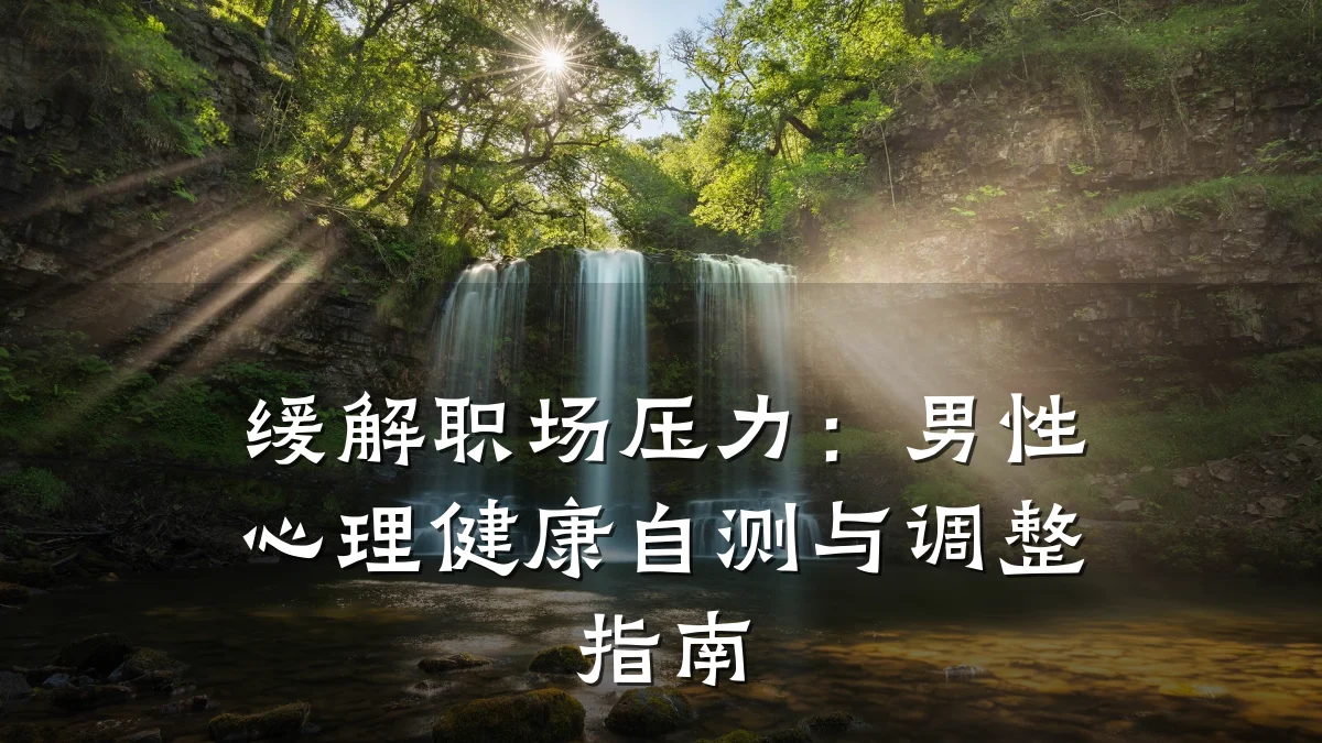 缓解职场压力:男性心理健康自测与调整指南