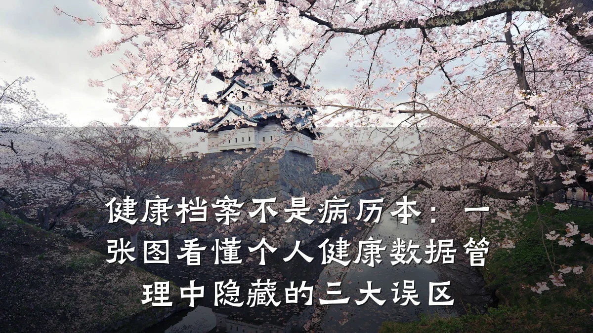 健康档案不是病历本:一张图看懂个人健康数据管理中隐藏的三大误区