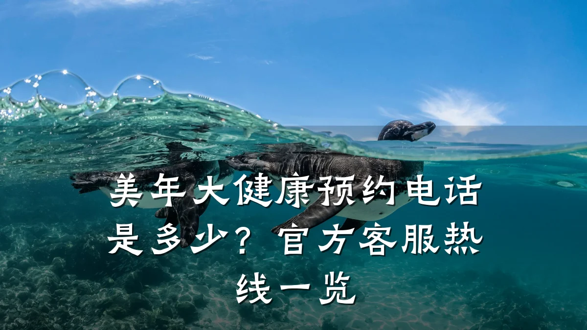美年大健康预约电话是多少?官方客服热线一览