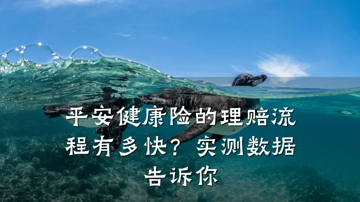 平安健康险的理赔流程有多快?实测数据告诉你