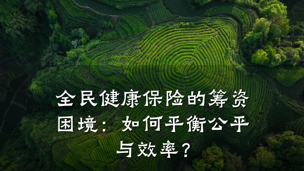 全民健康保险的筹资困境:如何平衡公平与效率?