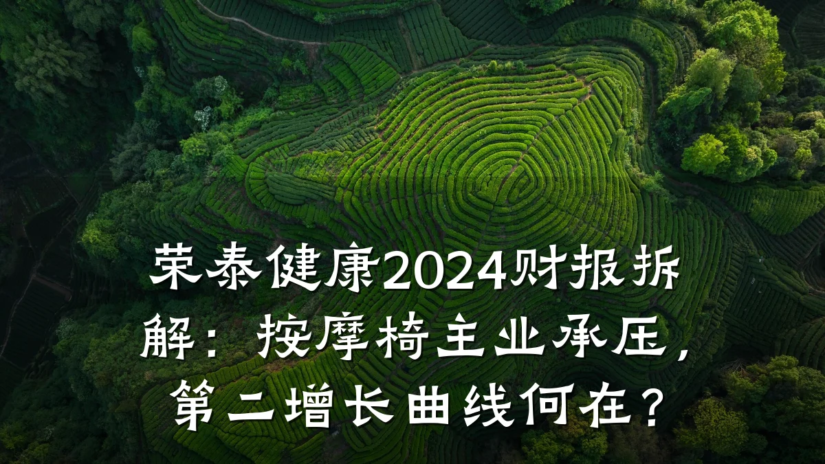 荣泰健康2024财报拆解:按摩椅主业承压,第二增长曲线何在?