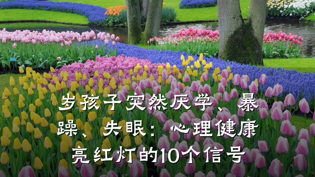 岁孩子突然厌学、暴躁、失眠:心理健康亮红灯的10个信号