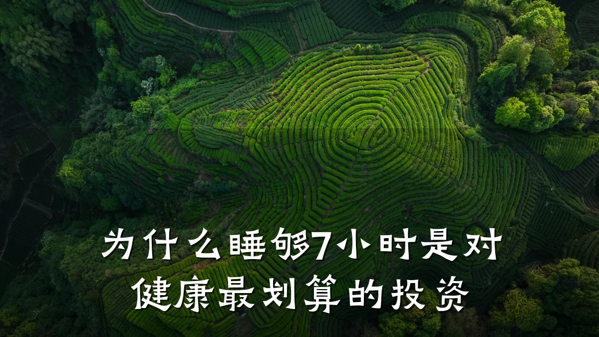 为什么睡够7小时是对健康最划算的投资