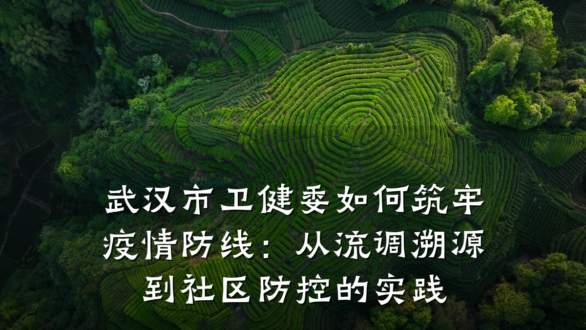 武汉市卫健委如何筑牢疫情防线：从流调溯源到社区防控的实践
