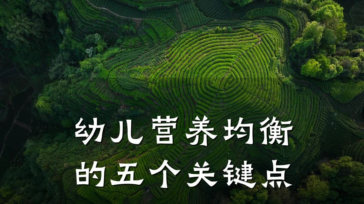 幼儿营养均衡的五个关键点