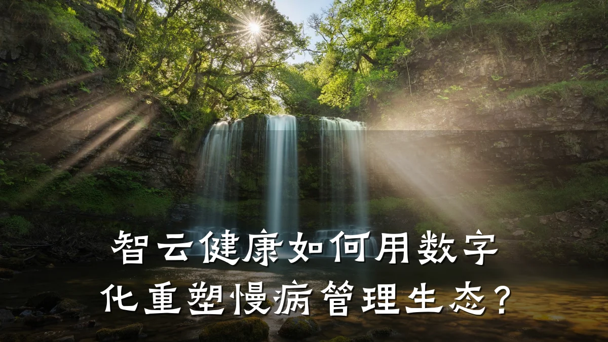 智云健康如何用数字化重塑慢病管理生态?