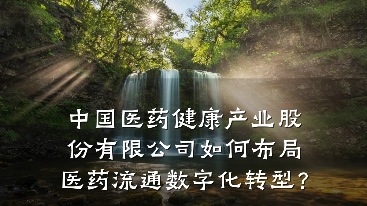 中国医药健康产业股份有限公司如何布局医药流通数字化转型?