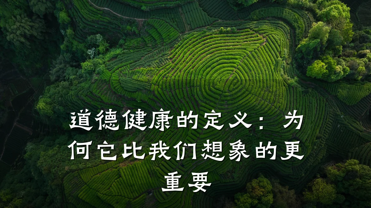 道德健康的定义:为何它比我们想象的更重要
