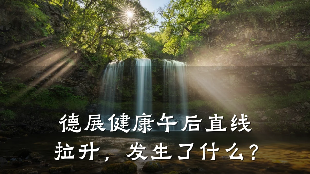 德展健康午后直线拉升,发生了什么?