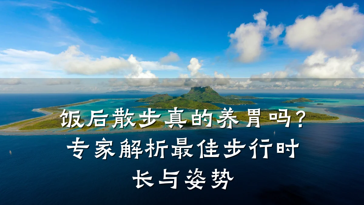 饭后散步真的养胃吗?专家解析最佳步行时长与姿势