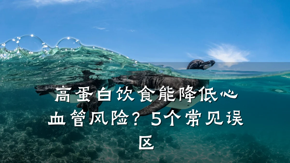 高蛋白饮食能降低心血管风险?5个常见误区