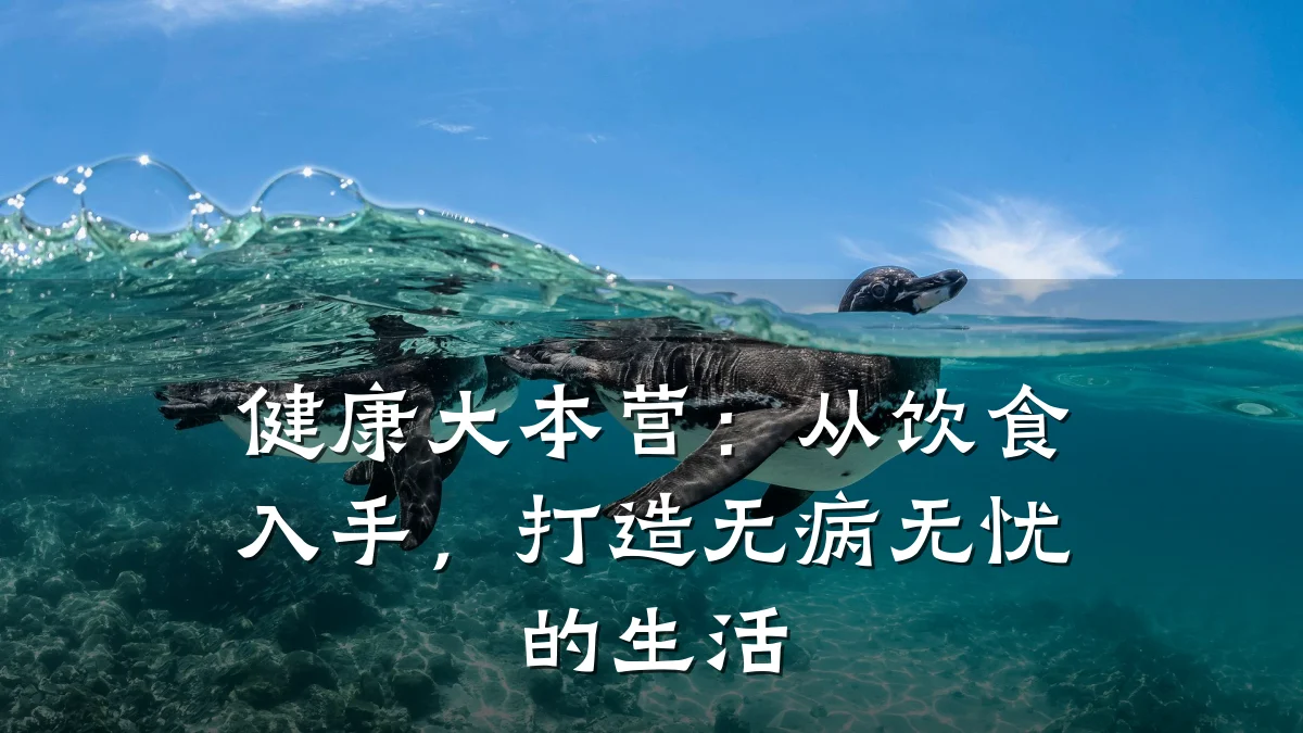 健康大本营:从饮食入手,打造无病无忧的生活