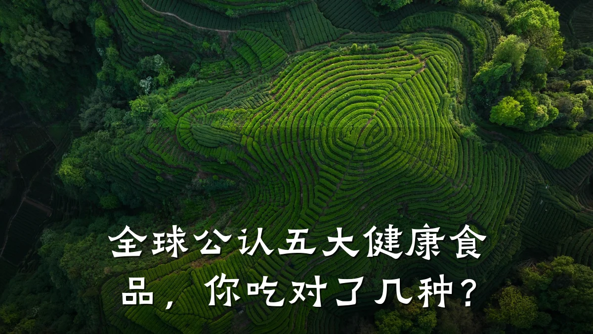 全球公认五大健康食品,你吃对了几种?