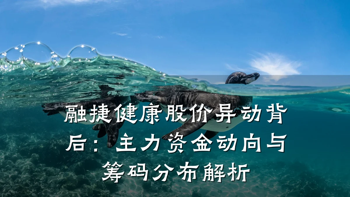 融捷健康股价异动背后:主力资金动向与筹码分布解析