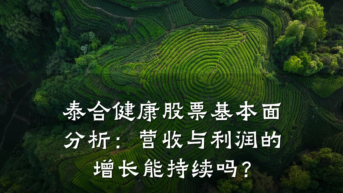 泰合健康股票基本面分析:营收与利润的增长能持续吗?