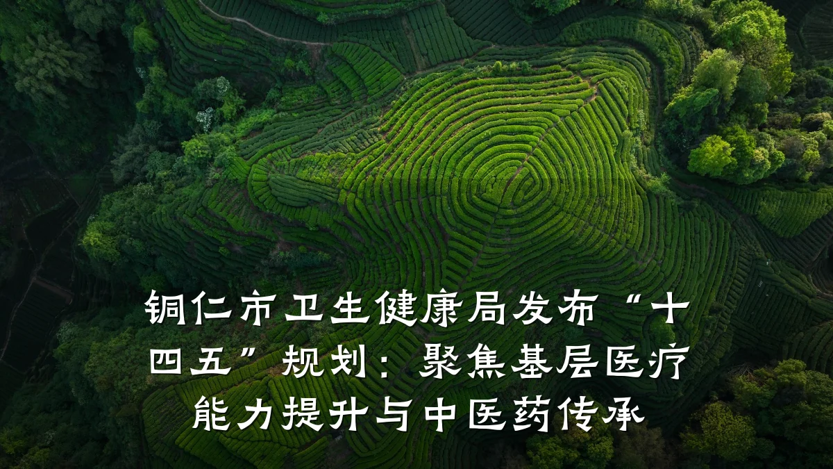 铜仁市卫生健康局发布“十四五”规划:聚焦基层医疗能力提升与中医药传承