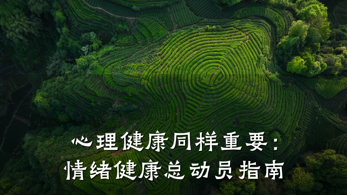 心理健康同样重要：情绪健康总动员指南