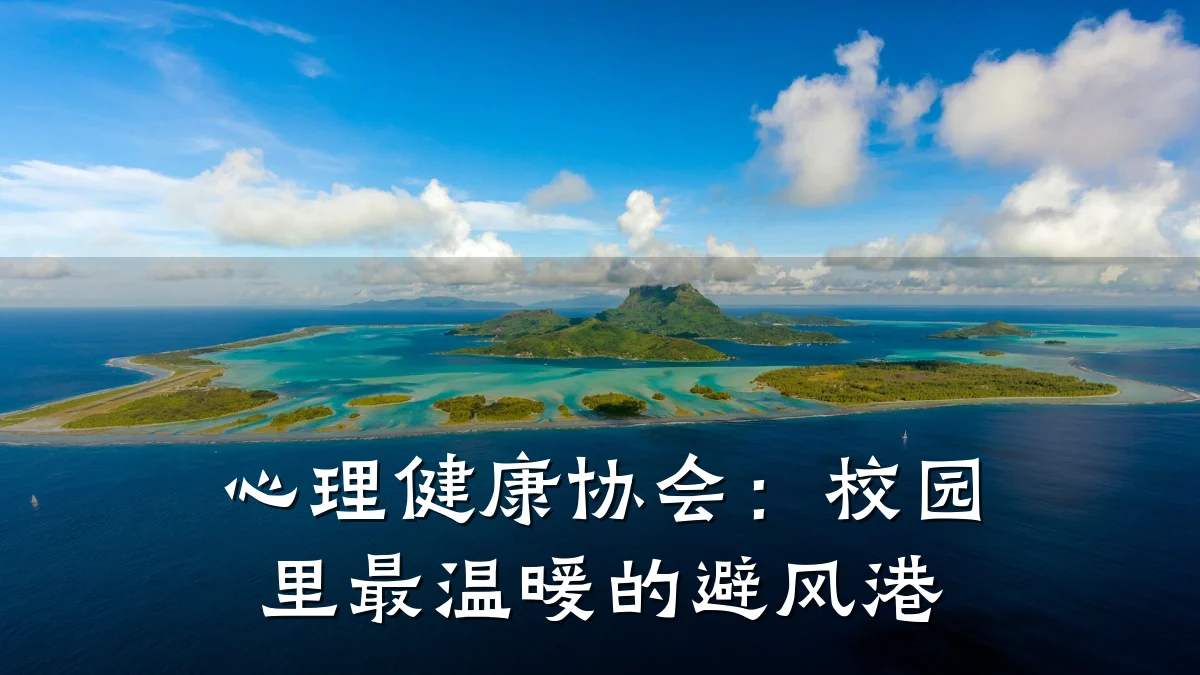 心理健康协会:校园里最温暖的避风港
