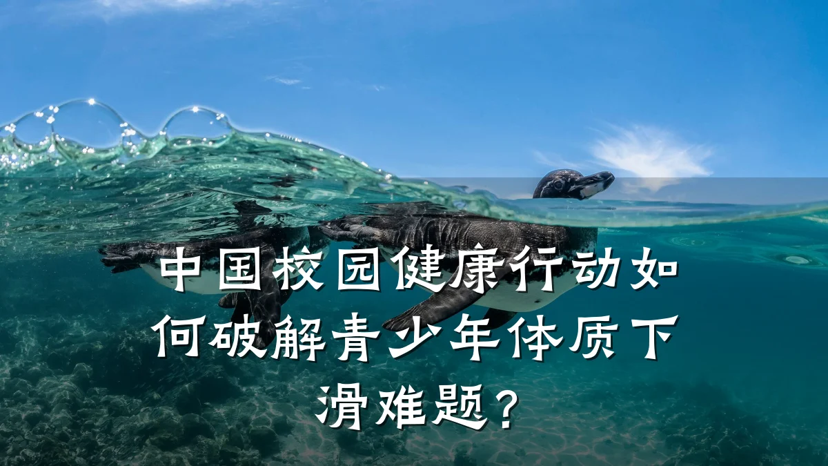 中国校园健康行动如何破解青少年体质下滑难题?