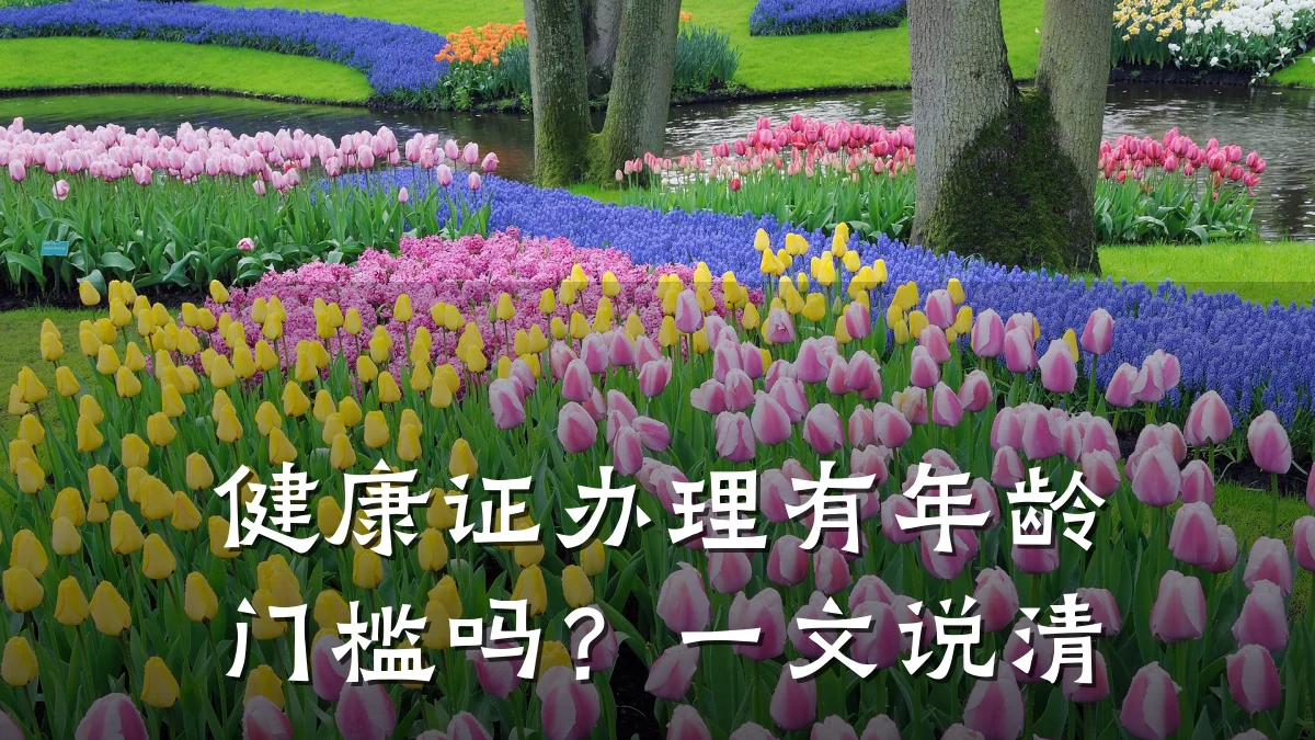 健康证办理有年龄门槛吗?一文说清