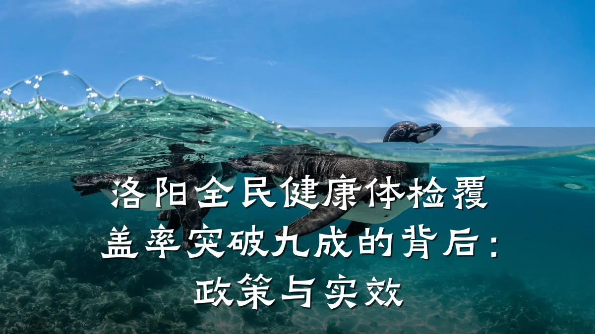 洛阳全民健康体检覆盖率突破九成的背后:政策与实效