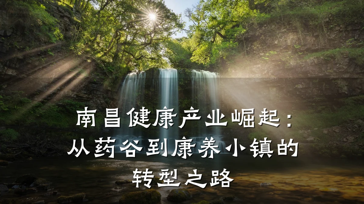 南昌健康产业崛起:从药谷到康养小镇的转型之路