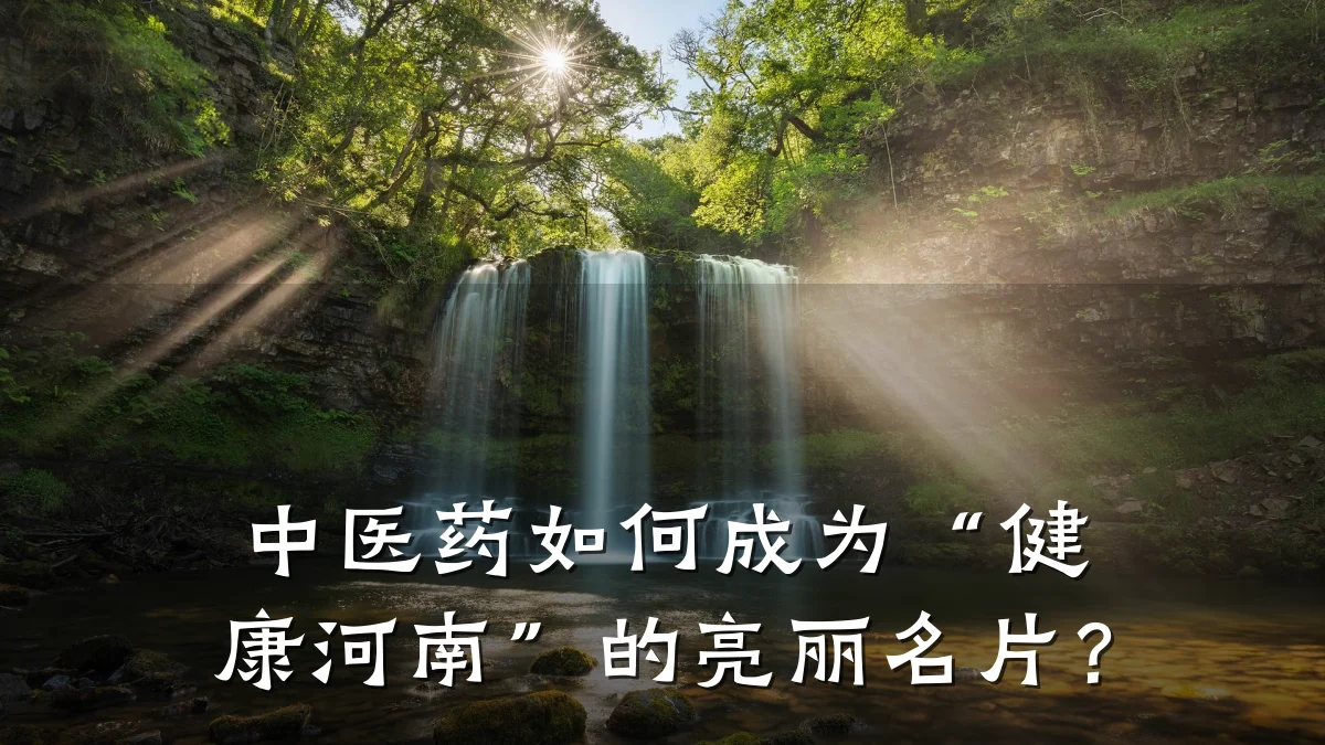 中医药如何成为“健康河南”的亮丽名片?