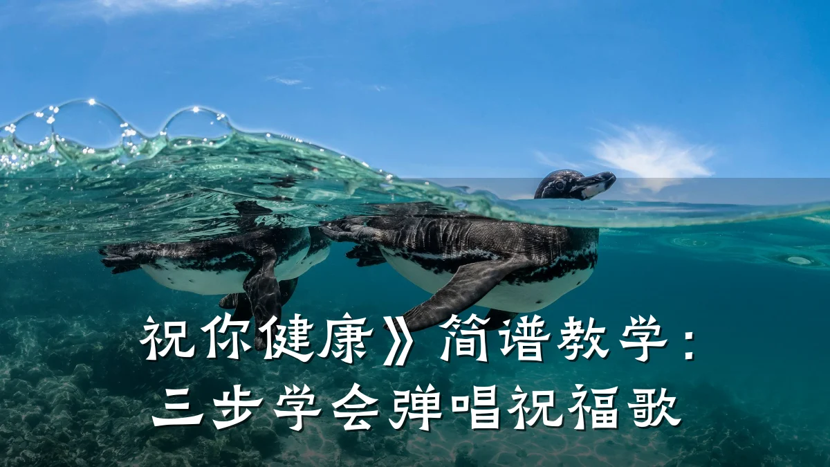 祝你健康》简谱教学:三步学会弹唱祝福歌