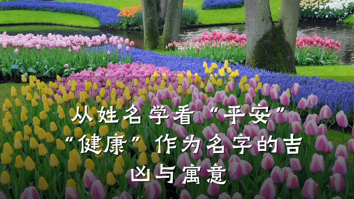 从姓名学看“平安”“健康”作为名字的吉凶与寓意