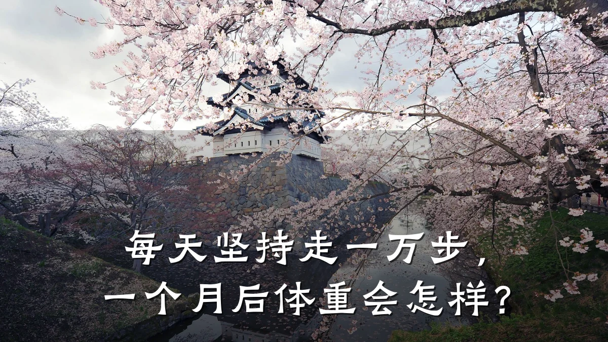 每天坚持走一万步,一个月后体重会怎样?