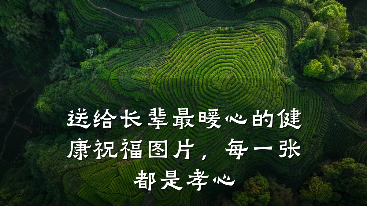 送给长辈最暖心的健康祝福图片,每一张都是孝心