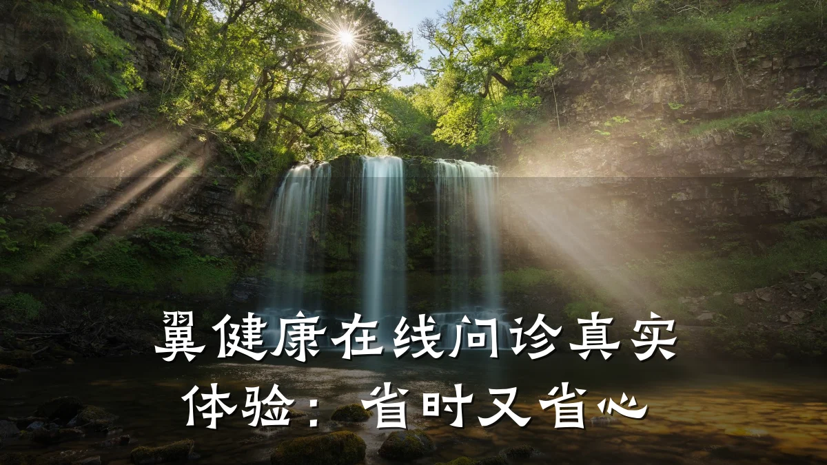翼健康在线问诊真实体验:省时又省心