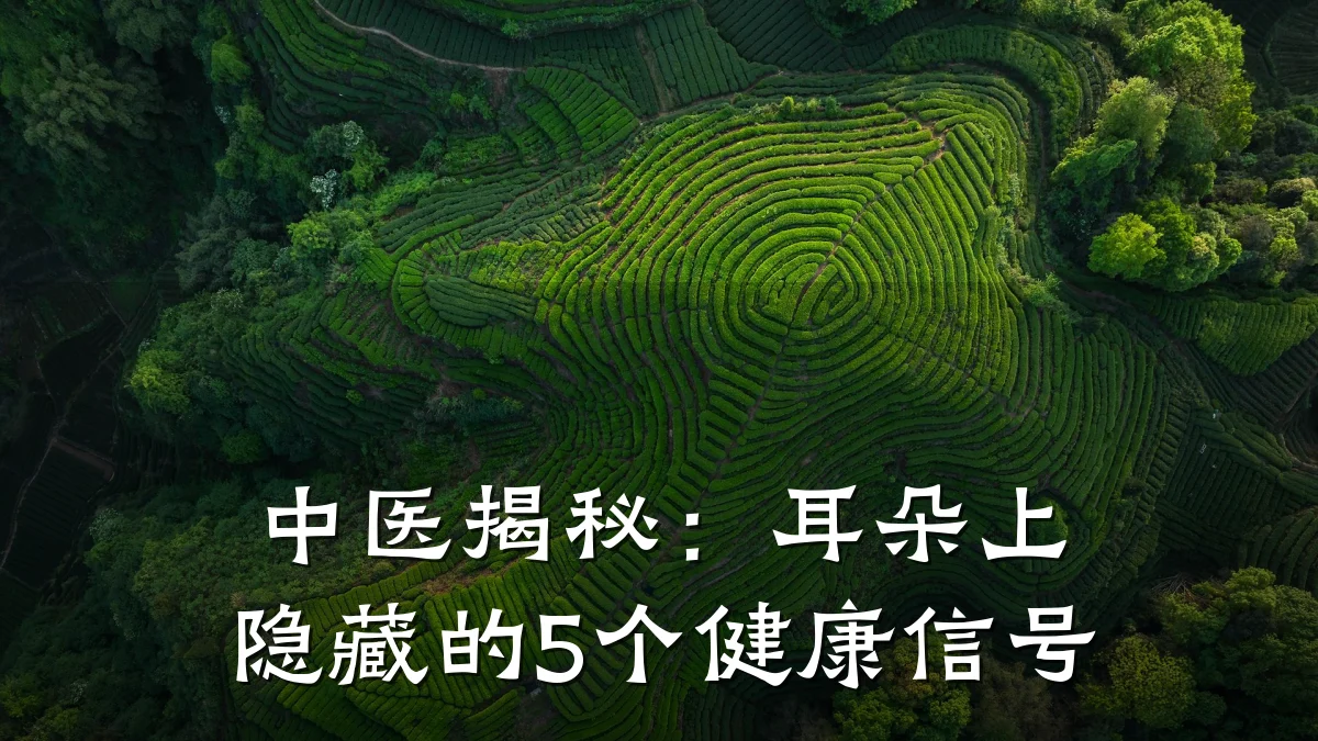 中医揭秘:耳朵上隐藏的5个健康信号