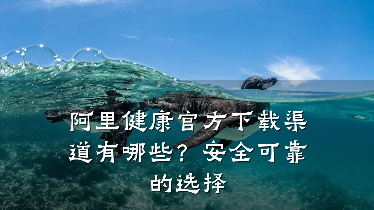 阿里健康官方下载渠道有哪些?安全可靠的选择