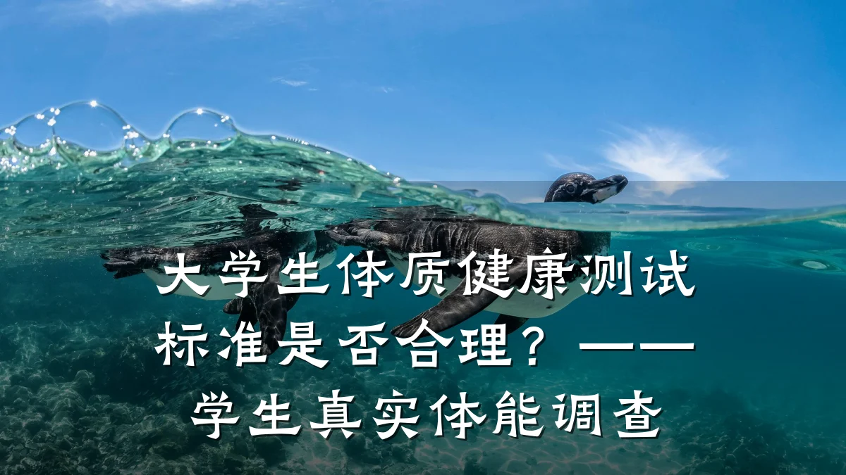 大学生体质健康测试标准是否合理?——学生真实体能调查