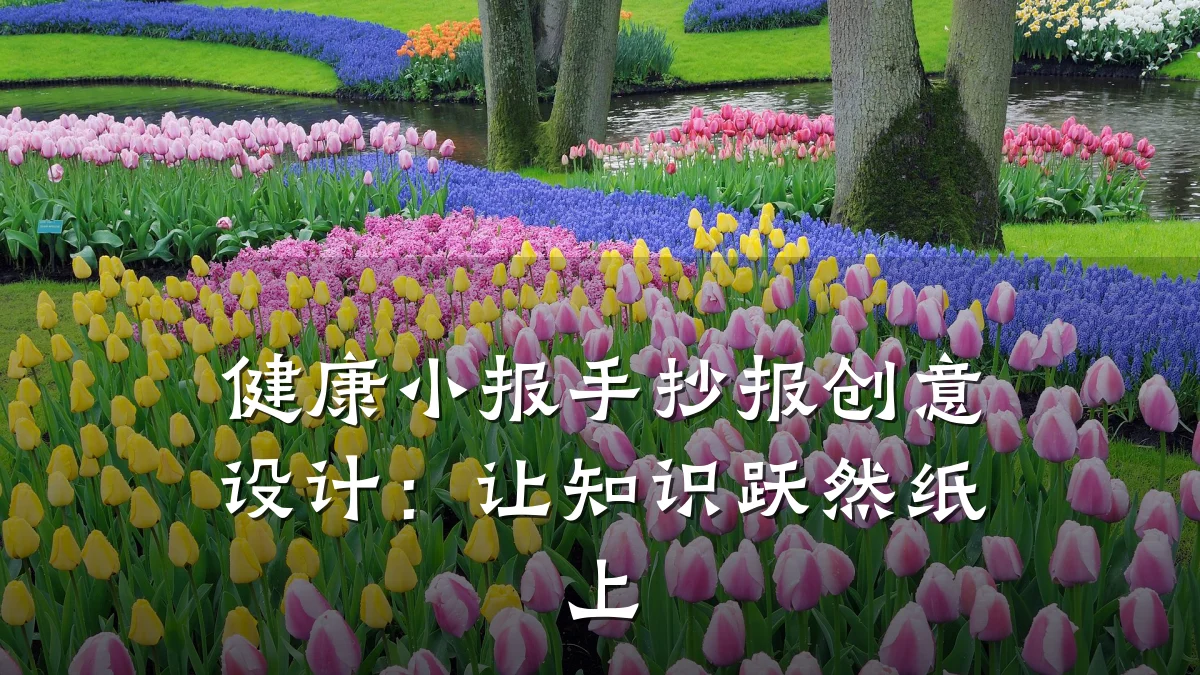 健康小报手抄报创意设计:让知识跃然纸上
